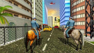 Police Horse Grand Crime City Gangster Mafia Chase截图2