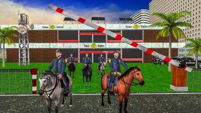 Police Horse Grand Crime City Gangster Mafia Chase截图1