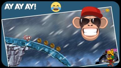 Sham monkey jungle & monkey banana game截图1