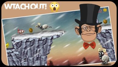 Sham monkey jungle & monkey banana game截图2