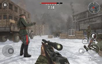 World War Winter Heroes - Free Shooting Games截图4