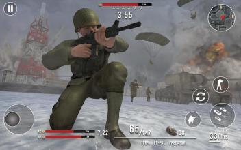 World War Winter Heroes - Free Shooting Games截图1