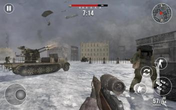 World War Winter Heroes - Free Shooting Games截图2
