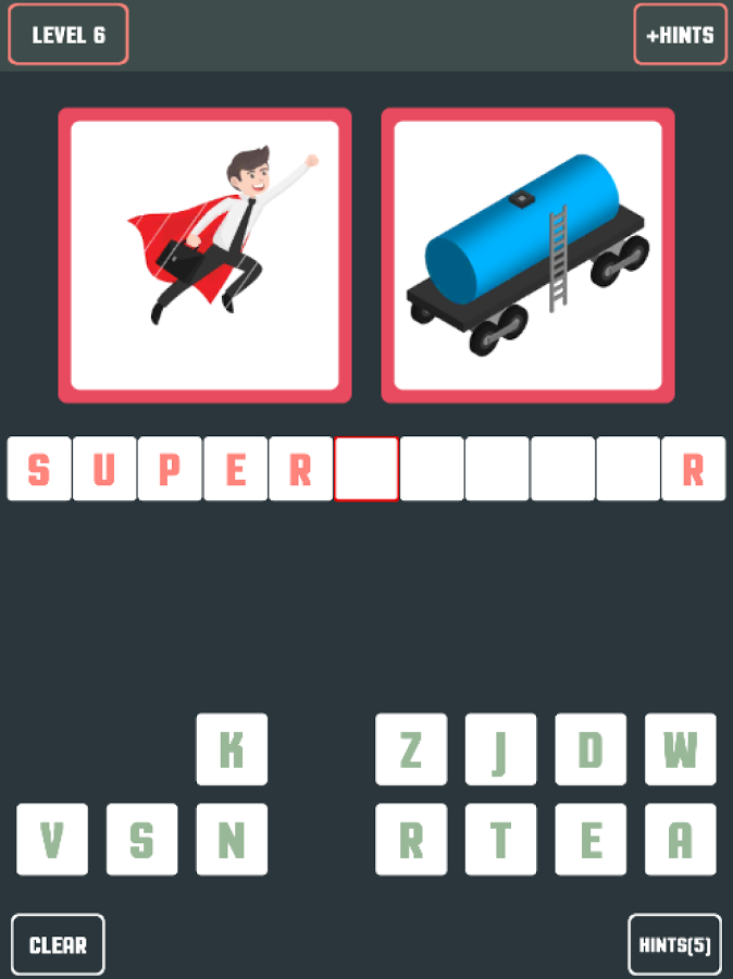 Picture puzzle - word game截图3