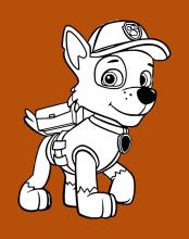 Marshall Puppy patrol Coloring games  Zuma, Chase截图1