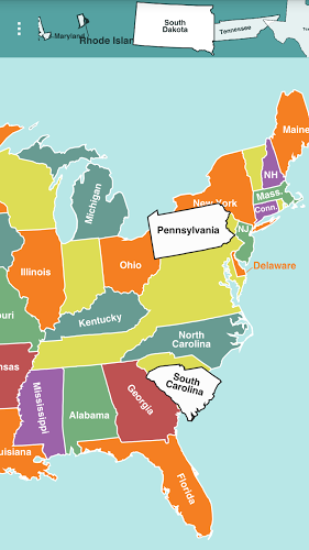 USA Map Puzzle截图1