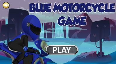 Blue Motorcycle Game截图3