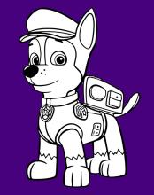 Marshall Puppy patrol Coloring games  Zuma, Chase截图5