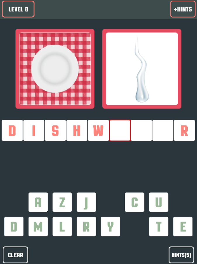 Picture puzzle - word game截图1