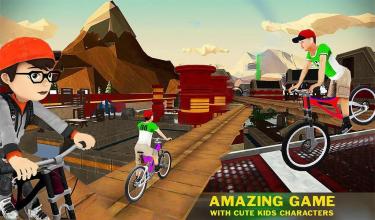 Bicycle Driving Simulator, Fearles Kids BMX Stunts截图5