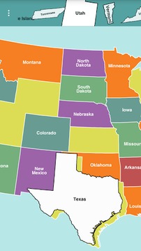 USA Map Puzzle截图
