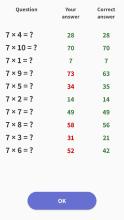 Multiplication table - learn easily截图2