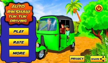 Auto Rikshaw Tuk Tuk Driving:Rikshaw Games截图5