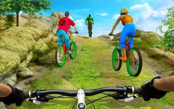 Offroad Mountain Bicycle Rider Hill Climbing Games截图2