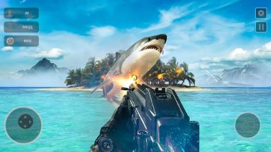 Whale Shark Attack Games  FPS Sniper Shooter 2019截图1