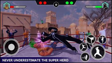 Amazing Spider Hero Fight in Desert Battle截图1