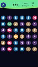 Two For Two Puzzle Hexa Number Merge截图1