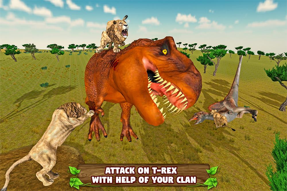 Ultimate Lion vs Dinosaur: Wild Adventure截图4