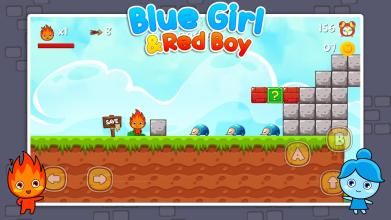 Blue girl and Red Boy Adventure截图1