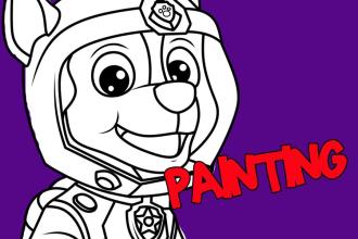 Paw Coloring Book Games截图4