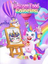 Unicorn Food Coloring Book  The Trendy World截图4