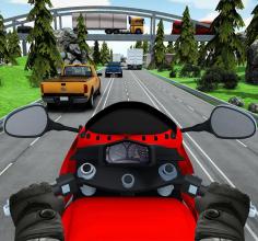 Bike race Highway racing 3D Endless Traffic Racer截图5