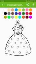 Coloring Beautiful Princess Dress截图1