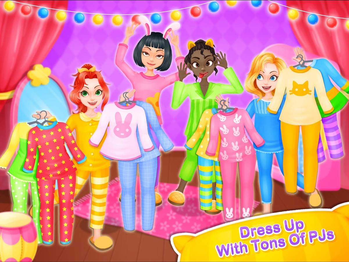 BFF PJ Party - Crazy Pillow Fight Slumber Fun截图2