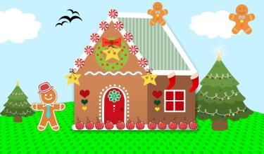 Gingerbread House Maker: Crazy Kids Kitchen截图1