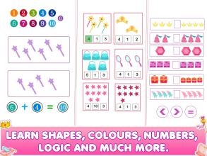 Pink Princess Educational Game截图1