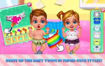 Newborn Sweet Baby Twins  Baby Girls Makeover截图1