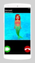 fake call video mermaid game截图1