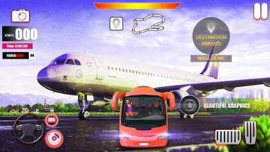 Euro Bus Simulator Game 2019  Airport Driving 3D截图2