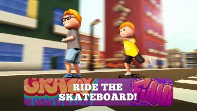 Skate Craft Pro Skater in City Skateboard Games截图2