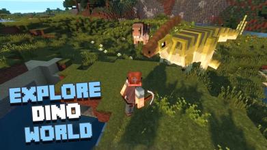 Pixel Dino World Maps for MCPE截图3