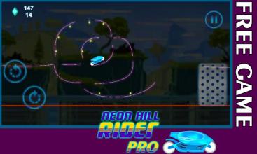 Neon Hill Rider Pro截图4