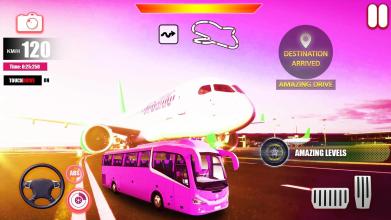 Euro Bus Simulator Game 2019  Airport Driving 3D截图1