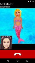 fake call video mermaid game截图3