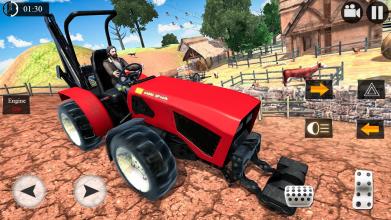 Modern Farm Simulator 19 New Tractor Farming Game截图4