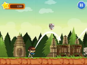 Jungle Run Ben Alien Shooter 10 Obstacle截图1