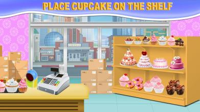 Rainbow Cupcake Factory Bakery Food Maker Shop截图1