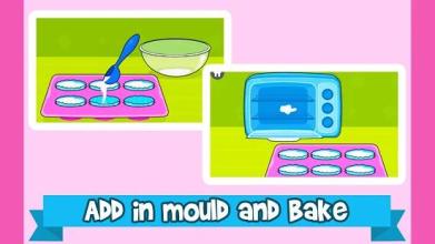 Bakery & Cooking Games: Bake Cupcakes截图2