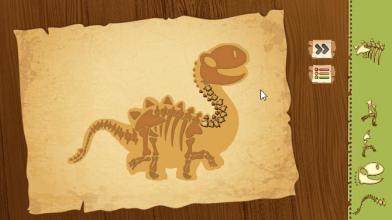 Digger Dinosaur Bone Game截图1