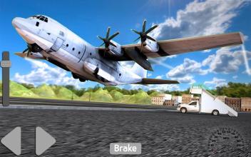 Fire Truck Transporter Cargo Plane Simulator Games截图3