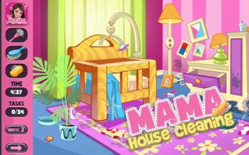 Mama House Cleaning  Baby Game截图1
