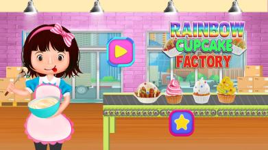 Rainbow Cupcake Factory Bakery Food Maker Shop截图5