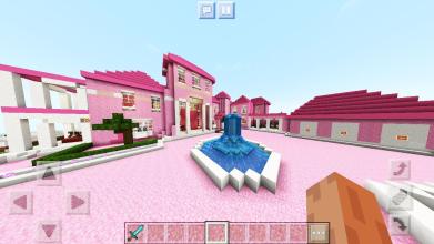 Pink House Pixel craft 2019 Map for Girls截图5