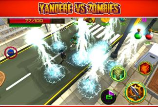 Yandere vs Zombies  Highschool Gangster Girl game截图2