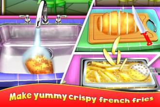 Fast Food Stand - Fried Food Cooking Game截图2