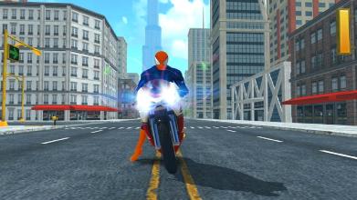 World Superhero Stunts motorBike Racing Games 2019截图4